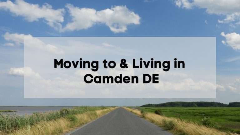 Wide road in Kent County, showing how picturesque living in Camden DE is.